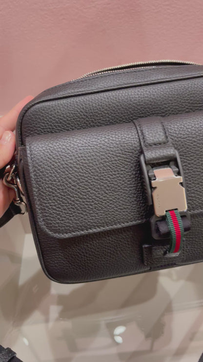 Gucci Web Stripe Messenger Small