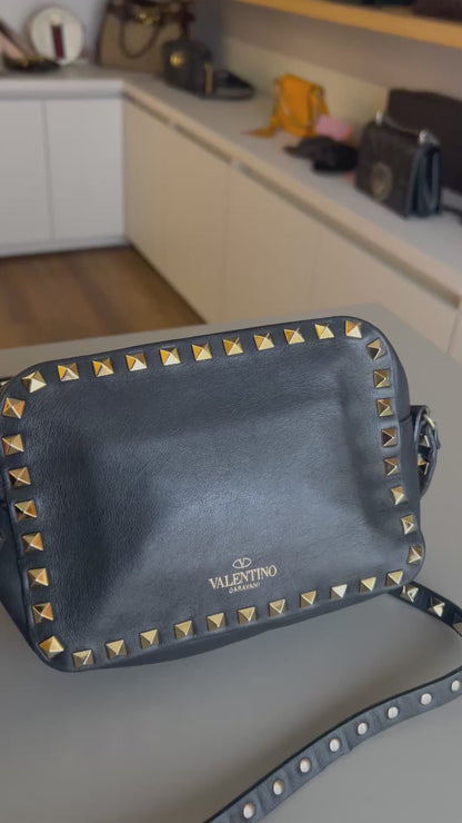 Valentino Garavani Rockstud Camera bag Preta
