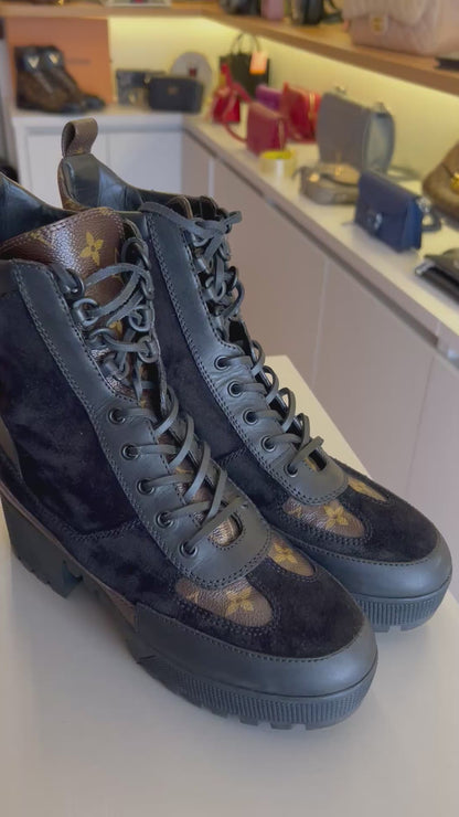 Bota Louis Vuitton Velvet