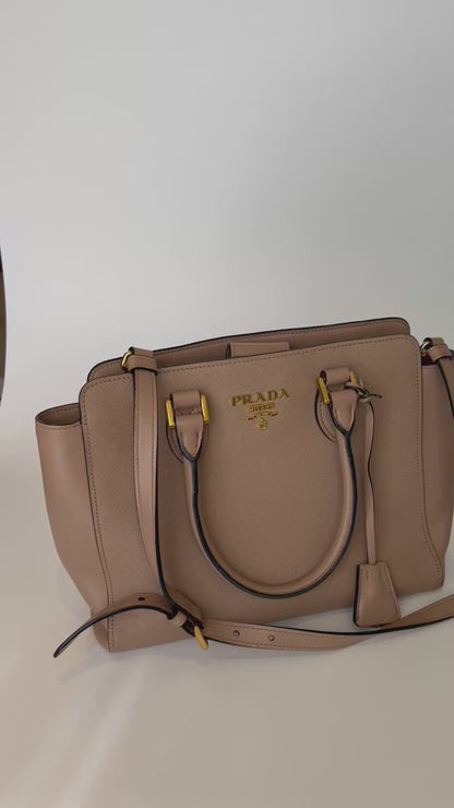 Prada Saffiano Soft Calf Open Tote