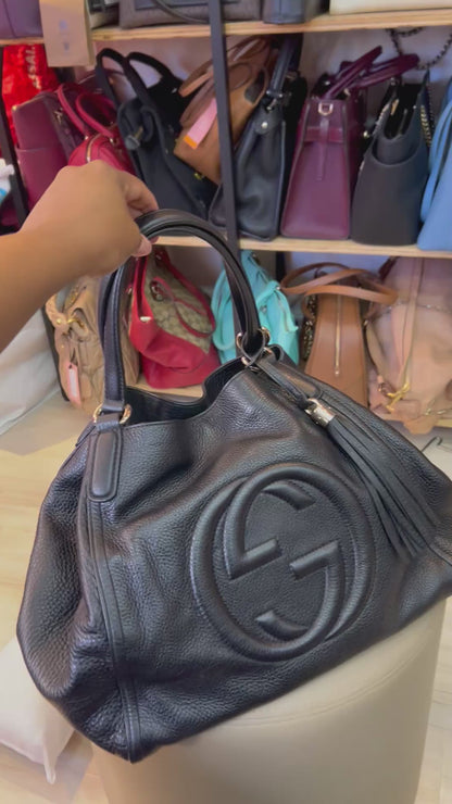 Gucci Soho Shoulder Preta