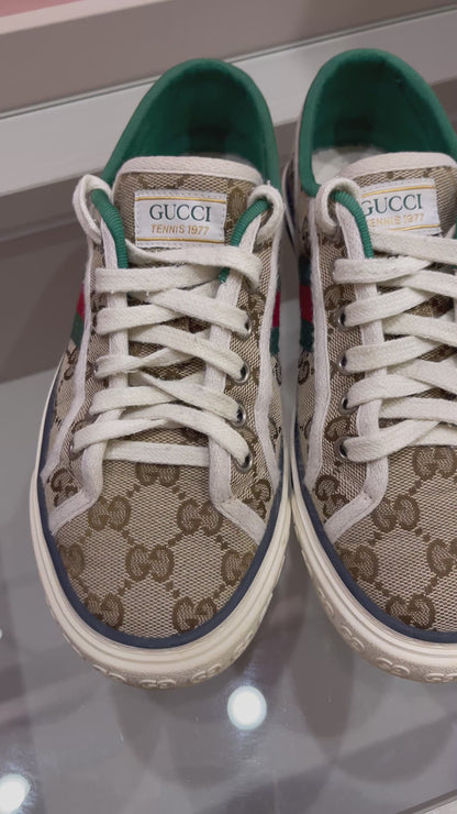 Tênis Gucci 1977 GG Canvas