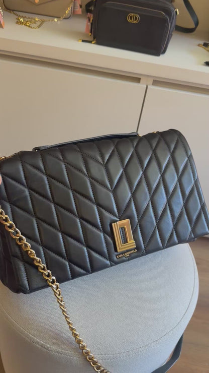 Karl Lagerfield Lafayett Matelassê Preto