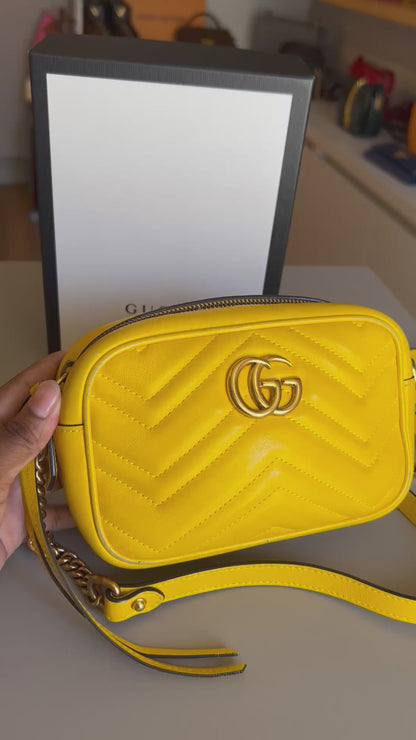 Gucci Marmont Mini Amarela