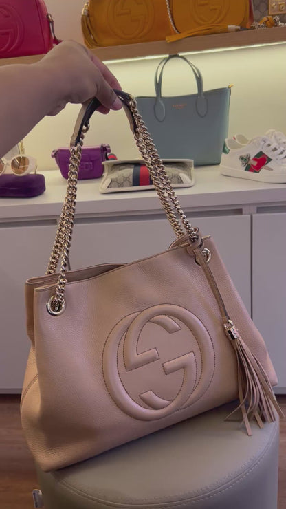 Gucci Soho Chain Nude