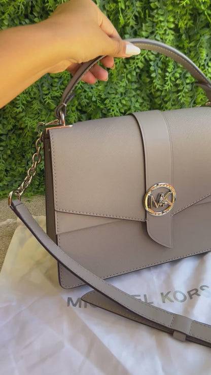 Michael Kors Greenwich em couro Saffiano