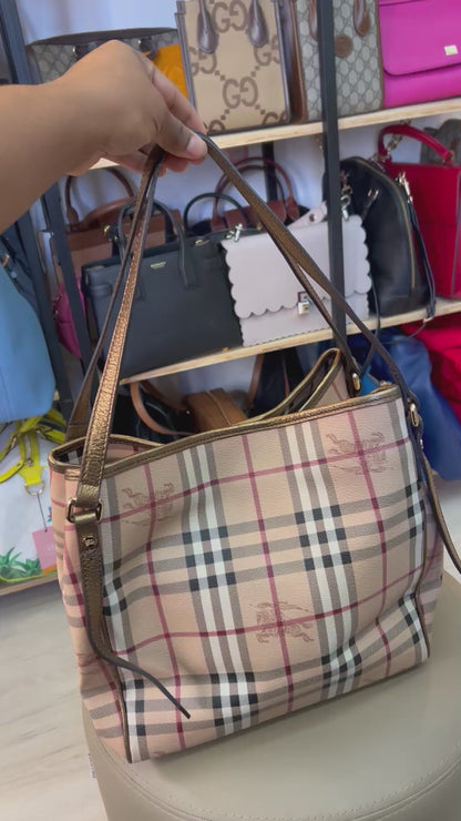 Burberry Haymarket Check Shoulder