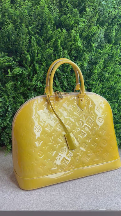 Louis Vuitton Alma GM Amarela