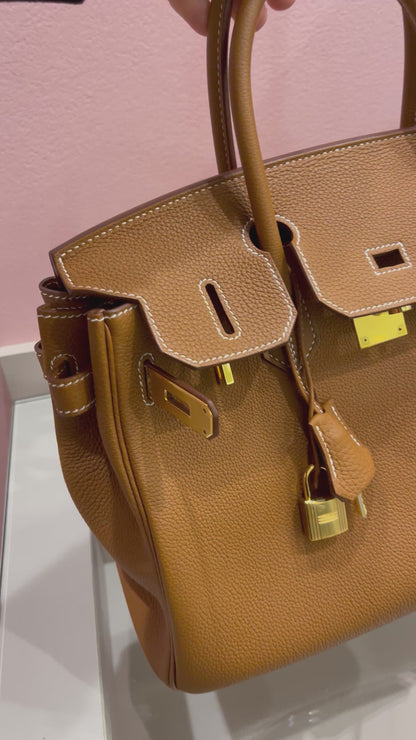 Hermès Birkin 30 Togo Gold