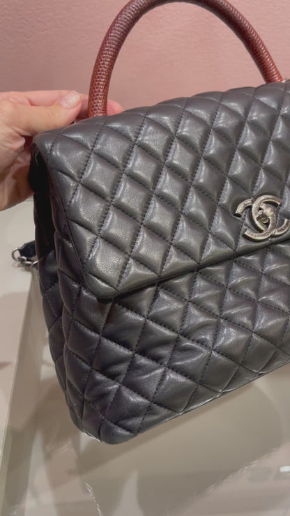 Chanel Coco Handle Lizard Média