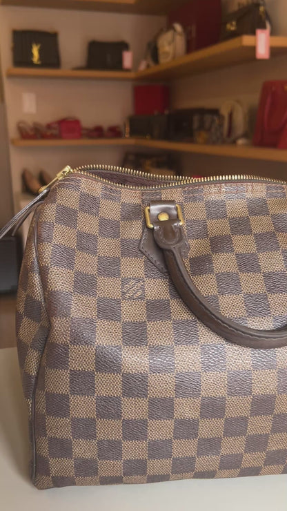 Louis Vuitton Speedy 30  Damier Ebene