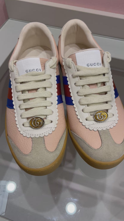 Tênis Casual Gucci G74 Rosa
