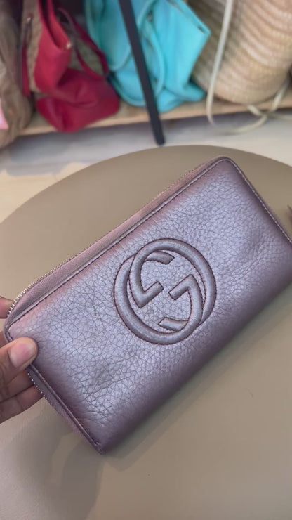 Carteira Gucci Soho Metalic