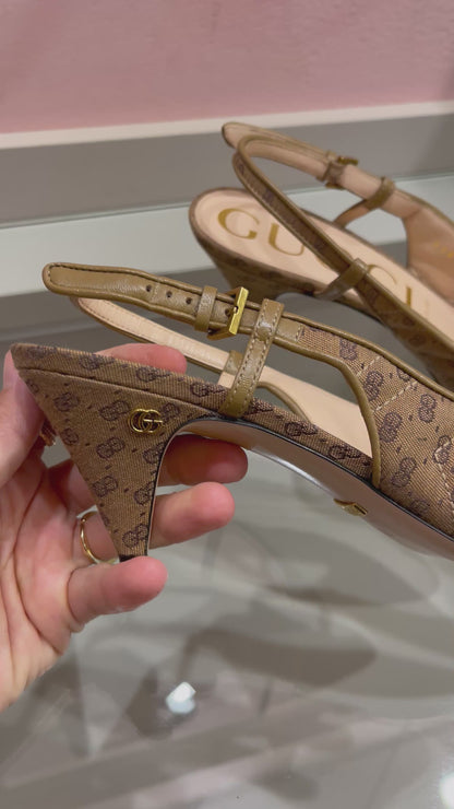 Sapato Gucci Pumps Slingback