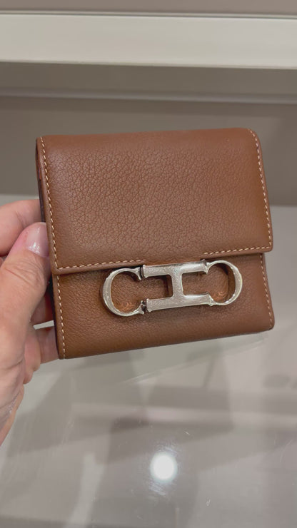 Carteira Carolina Herrera Initials Marrom