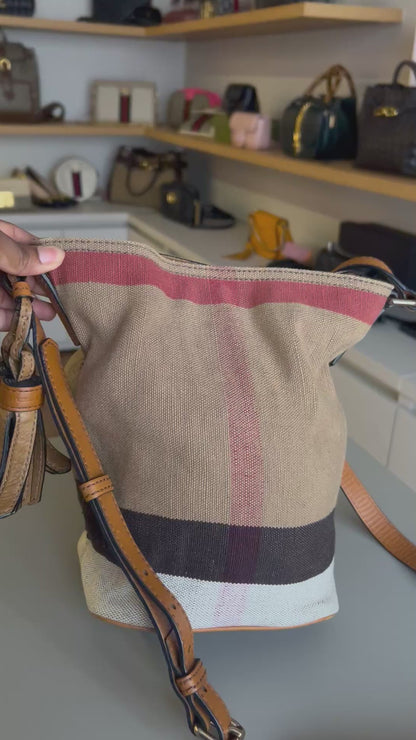 Burberry Mega Check Bucket