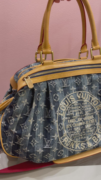 Louis Vuitton Denim Cabas Raye