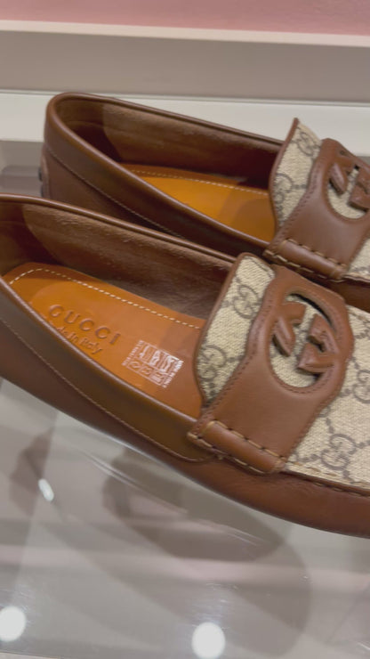 Mocassim Gucci GG Interlocking