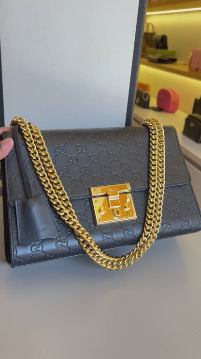 Gucci Padlock Preta Media
