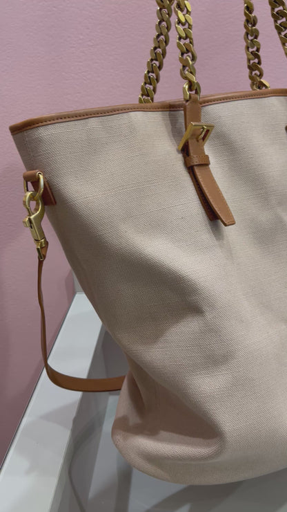 Saint Laurent Cassandre Tag Tote