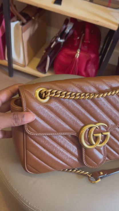 Gucci Marmont  Caramelo