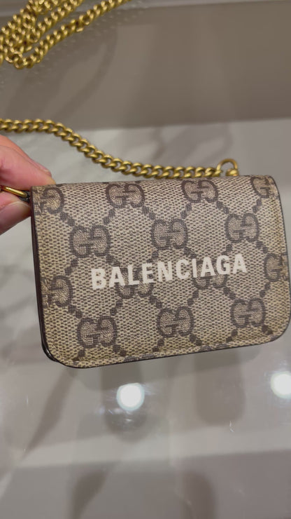Carteira Gucci x Balenciaga The Hacker Project GG
