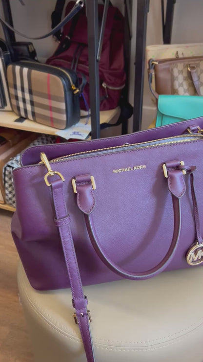 Michael Kors Tote Roxa