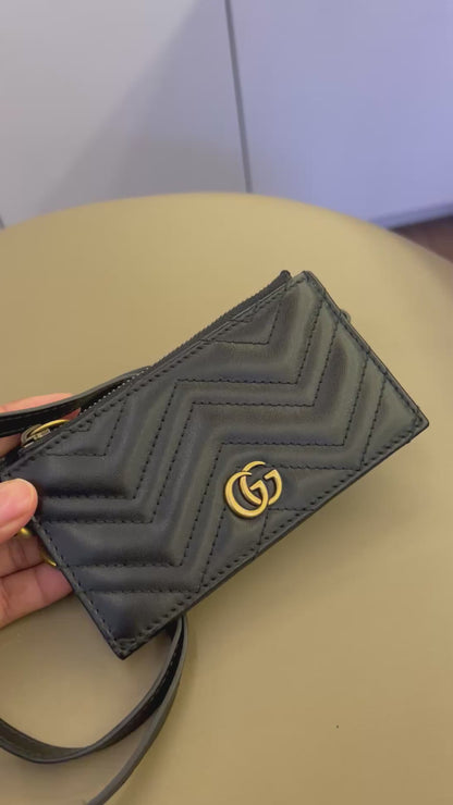 Porta Cartão Gucci com Alça