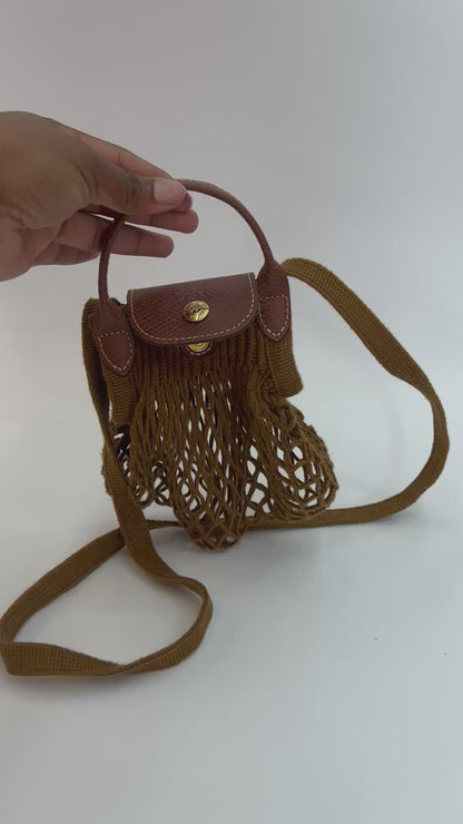 Longchamp Mini Mash Marrom