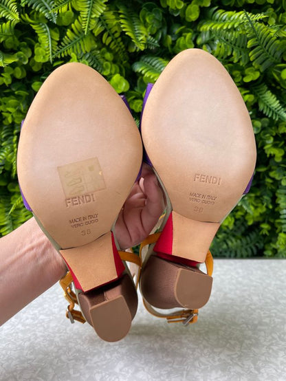 Sandália Fendi Multicolor