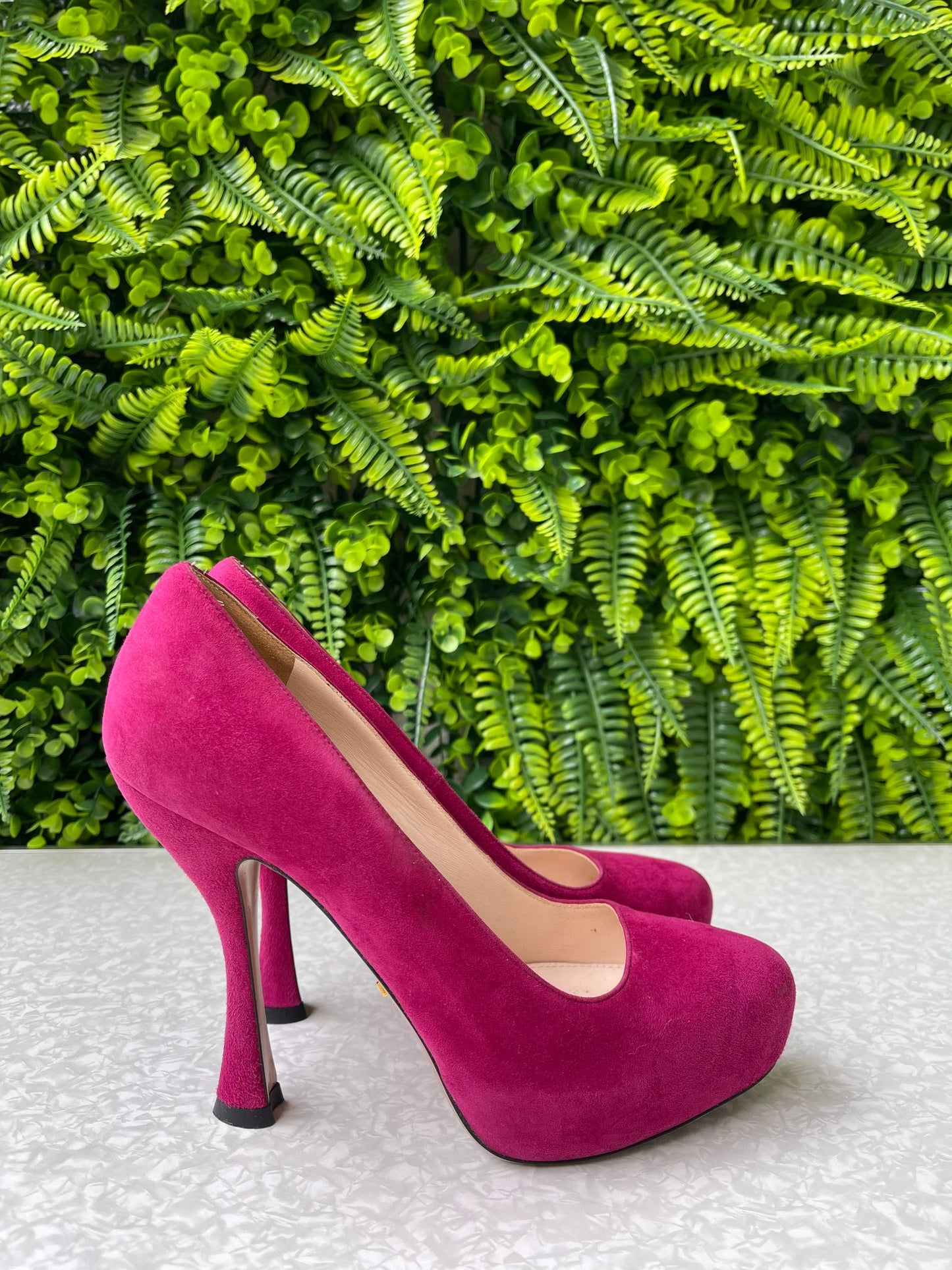 Prada Suede Leather Plataform