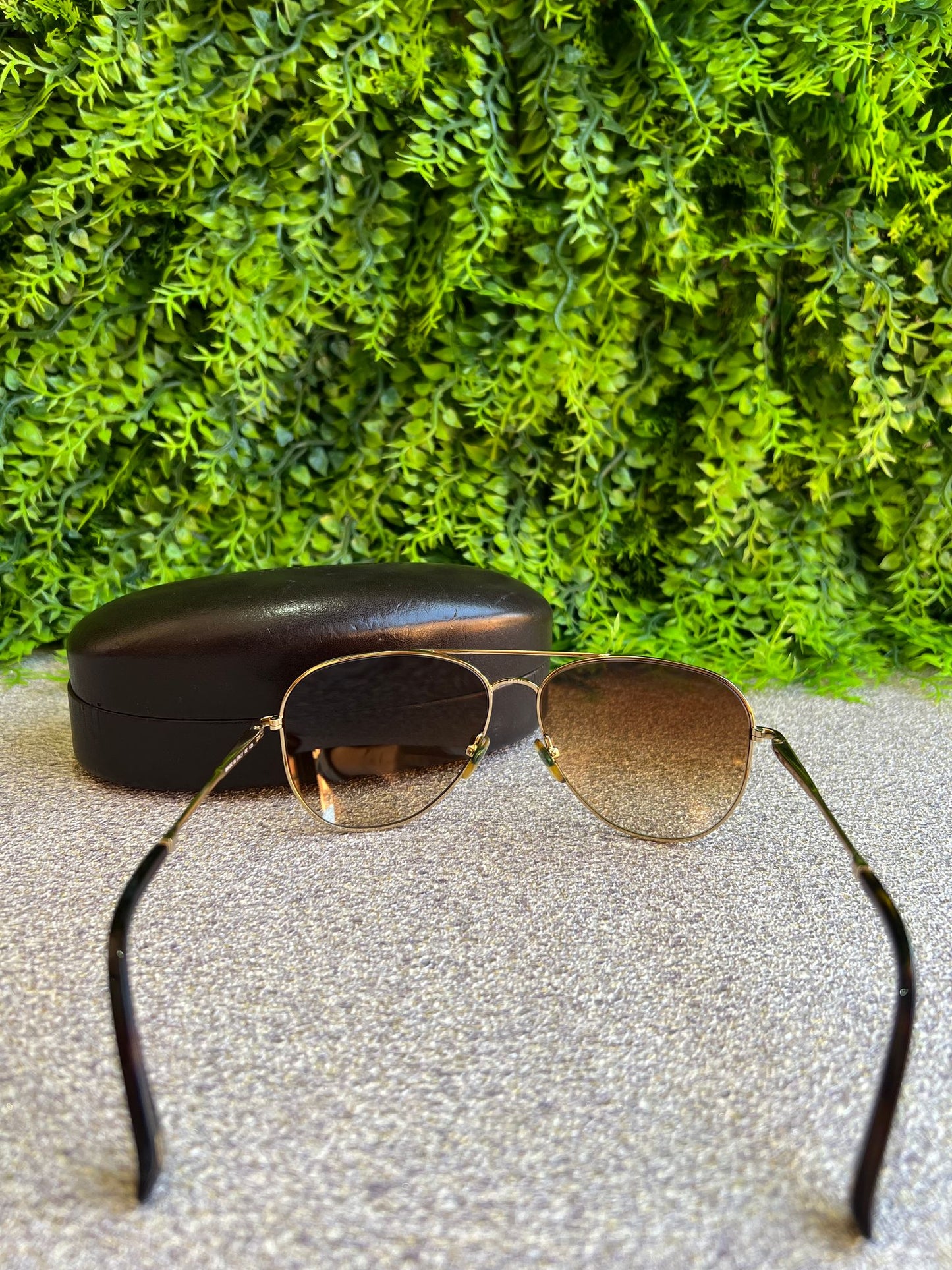 Óculos de Sol Michael Kors Aviador Marrom