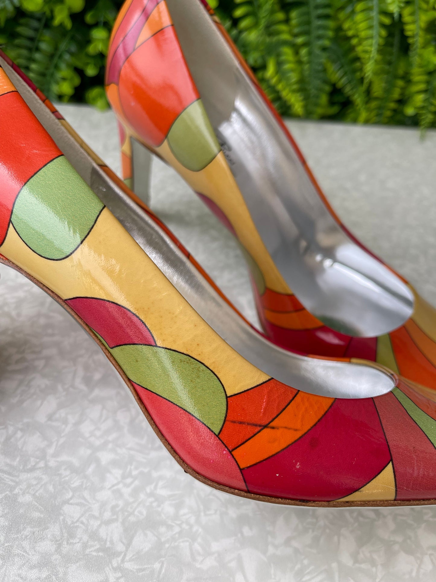 Scarpin Printed Emilio Pucci Laranja